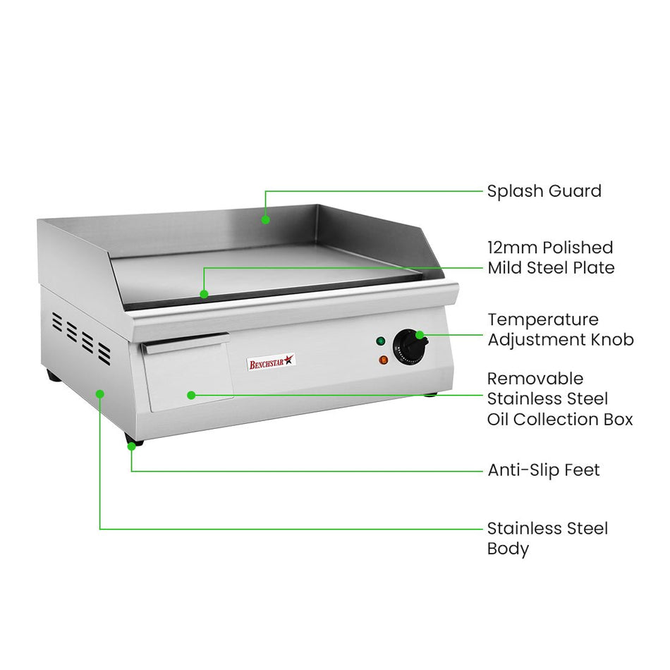 Benchstar Max~Electric Griddle GH - 550E - Commercial Kitchen Appliances