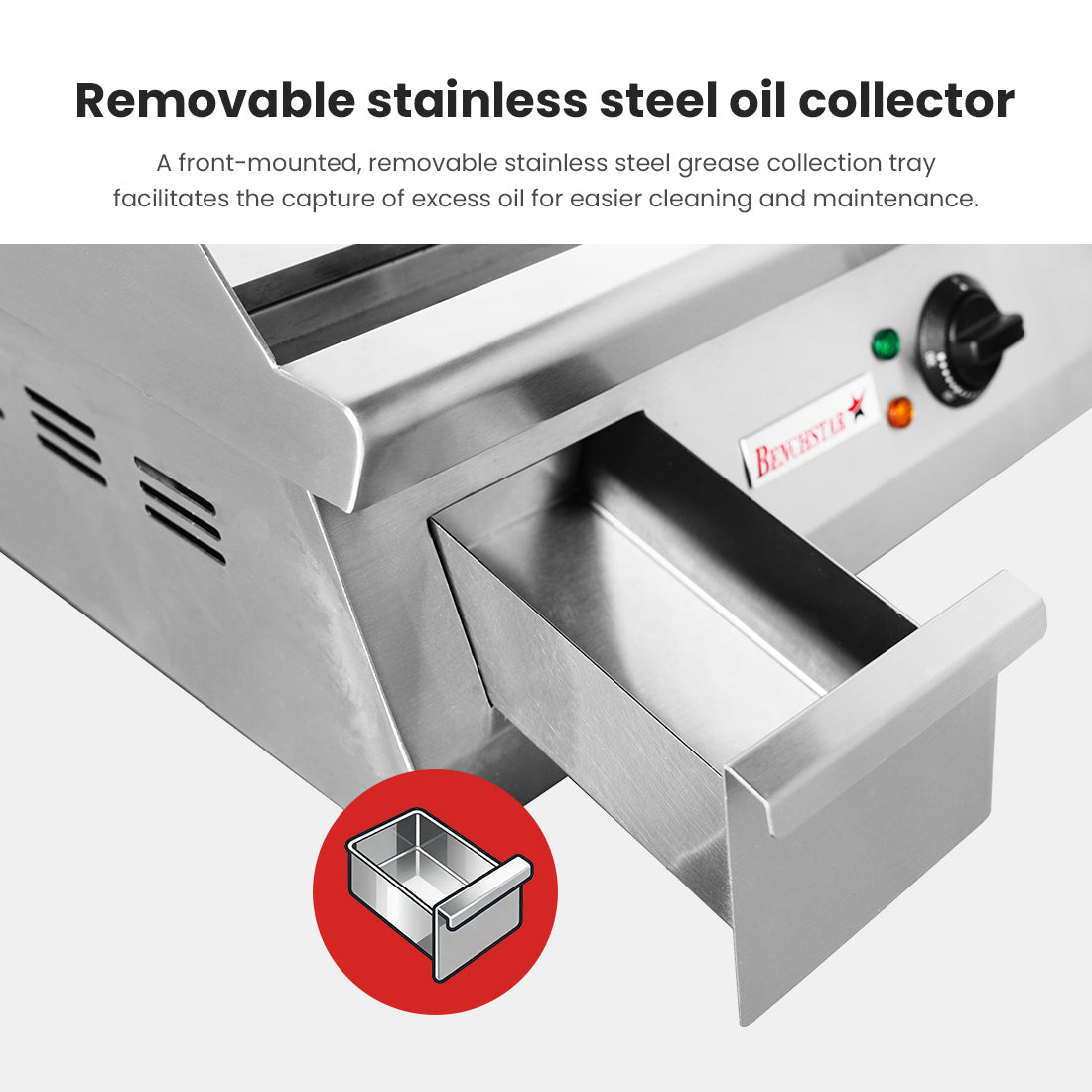 Benchstar Max~Electric Griddle GH - 610E - Commercial Kitchen Appliances
