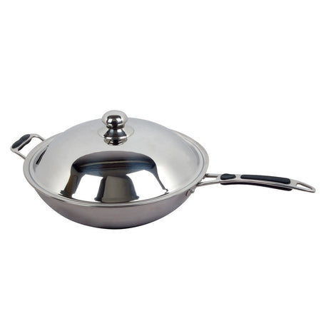 Benchstar Ø 360 Wok With Lid For Induction Wok IW - WOKLID36 - Commercial Kitchen Appliances