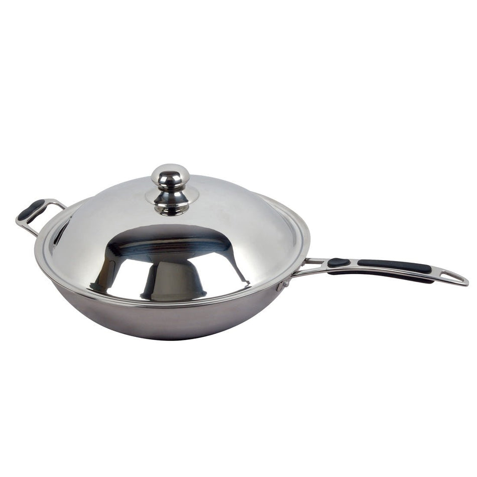 Benchstar Ø 360 Wok With Lid For Induction Wok IW - WOKLID36 - Commercial Kitchen Appliances