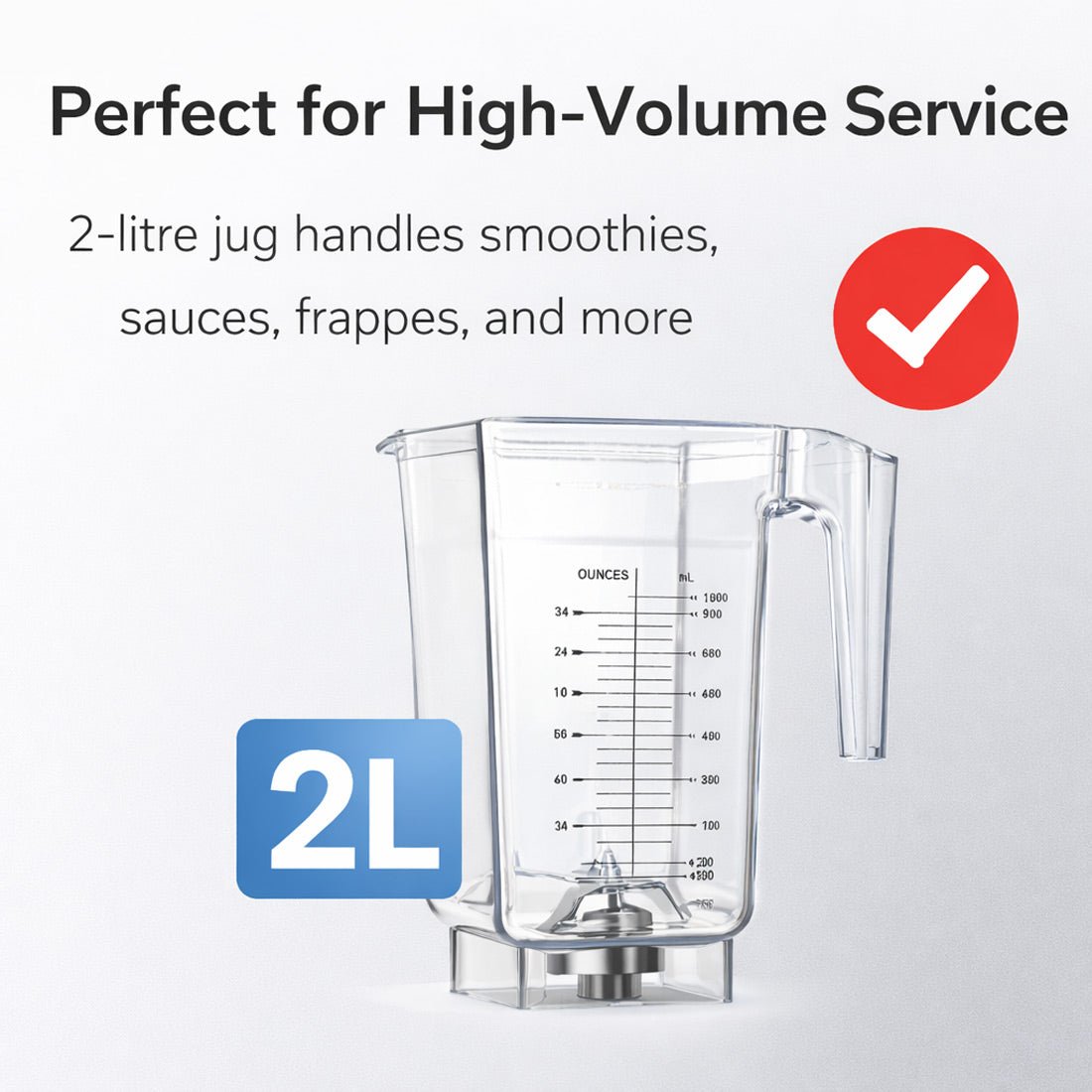 Benchstar Pro Commercial Smoothies Blender KS - 10000 - Commercial Kitchen Appliances