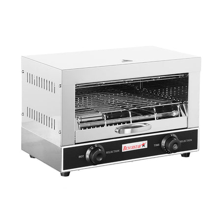 Benchstar Single Infrared Quartz Element Salamander Griller Toaster And Timer QT-1 - Commercial Kitchen Appliances
