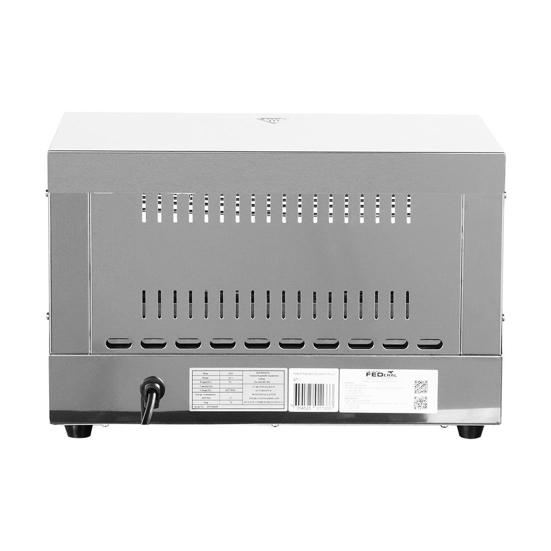 Benchstar Single Infrared Quartz Element Salamander Griller Toaster And Timer QT-1 - Commercial Kitchen Appliances