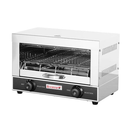 Benchstar Single Infrared Quartz Element Salamander Griller Toaster And Timer QT-1 - Commercial Kitchen Appliances