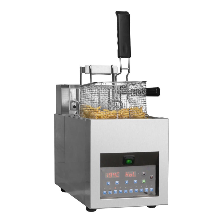 Benchstar Single Tank Auto Lifting Electric Fryer EF - 3250SAL - Commercial Kitchen Appliances