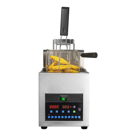 Benchstar Single Tank Auto Lifting Electric Fryer EF - 3250SAL - Commercial Kitchen Appliances