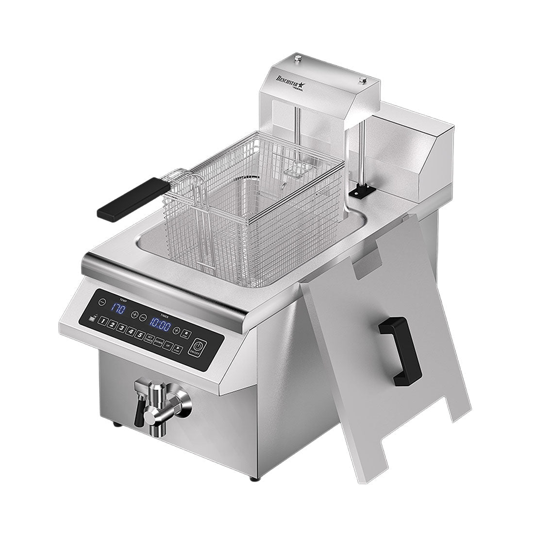 Benchstar Single Tank Auto Lifting Induction Fryer - IF3500S - AL - Commercial Kitchen Appliances