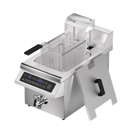 Benchstar Single Tank Auto Lifting Induction Fryer - IF3500S - AL - Commercial Kitchen Appliances