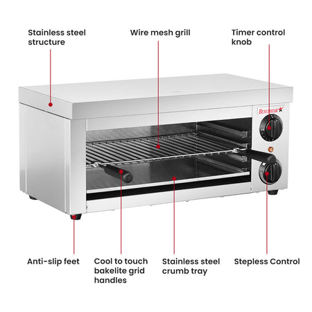 Benchstar Toaster / Griller / Salamander AT - 936E - Commercial Kitchen Appliances