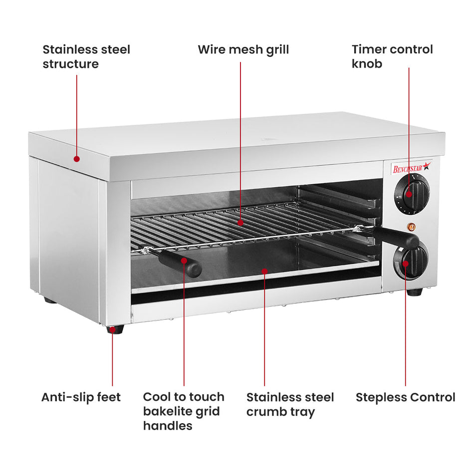 Benchstar Toaster / Griller / Salamander AT - 936E - Commercial Kitchen Appliances