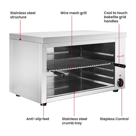 BenchStar Toaster / Griller / Salamander AT - 937E - Commercial Kitchen Appliances