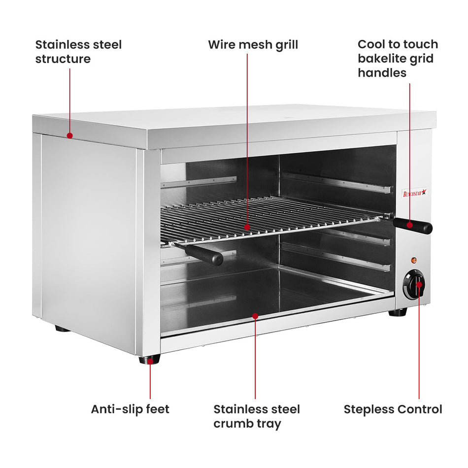 BenchStar Toaster / Griller / Salamander AT - 937E - Commercial Kitchen Appliances