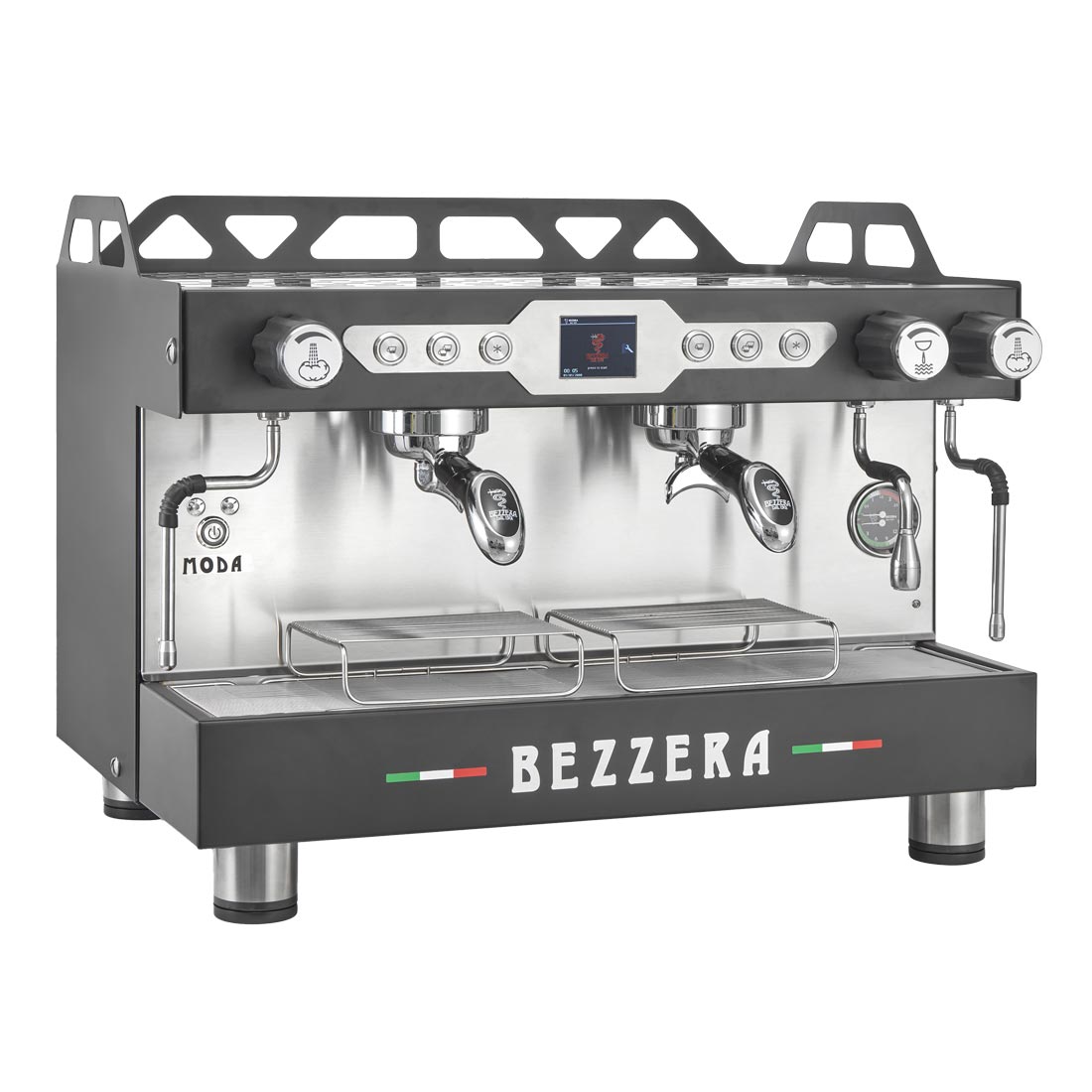 Bezzera 2 Group Moda De Pid Espresso Machine BZMODAPID2B - Commercial Kitchen Appliances