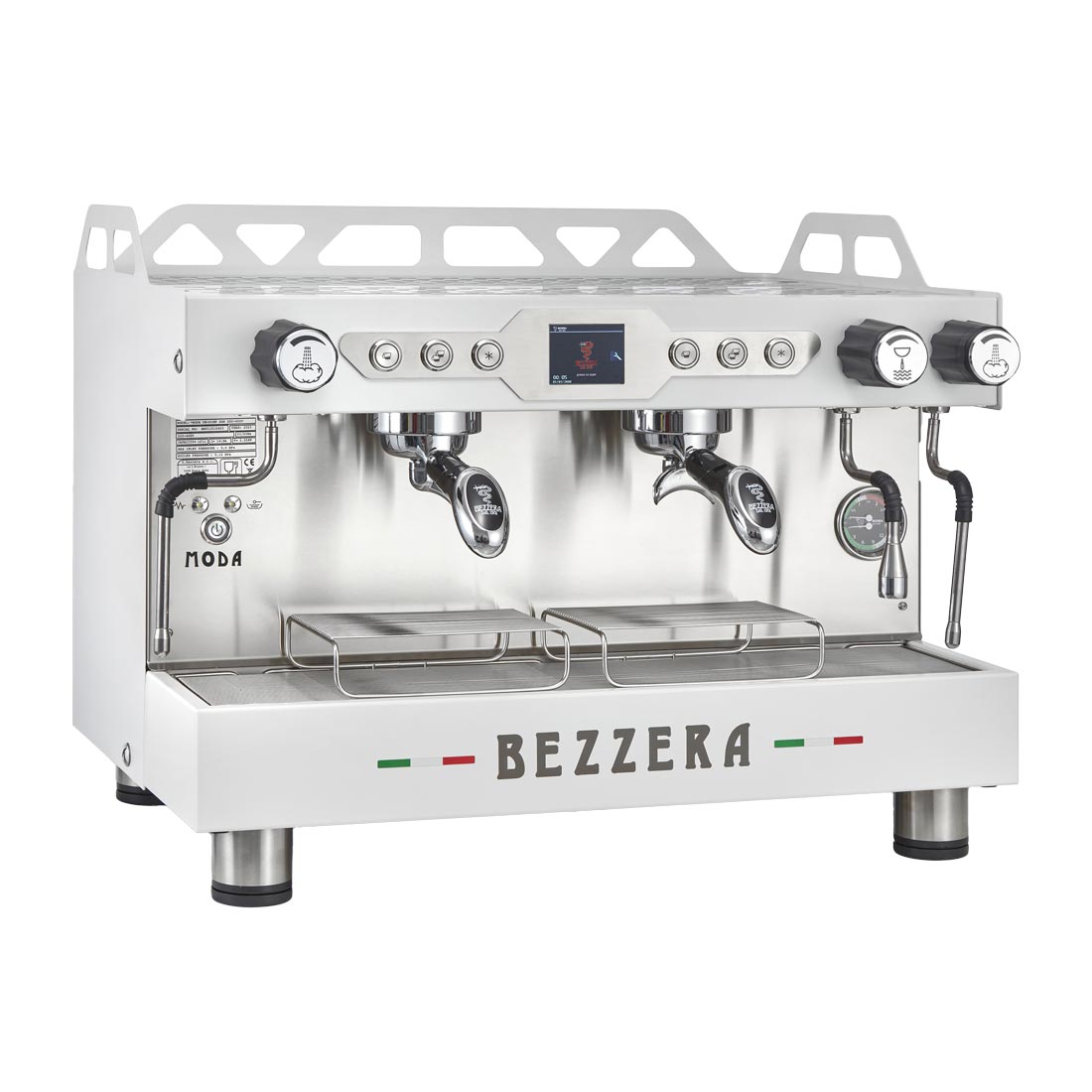 Bezzera 2 Group Moda De Pid Espresso Machine BZMODAPID2W - Commercial Kitchen Appliances