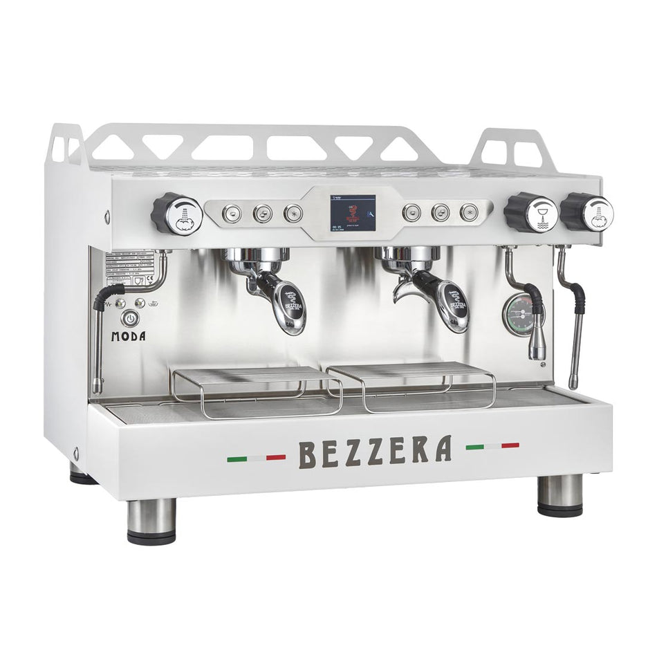 Bezzera 2 Group Moda De Pid Espresso Machine BZMODAPID2W - Commercial Kitchen Appliances