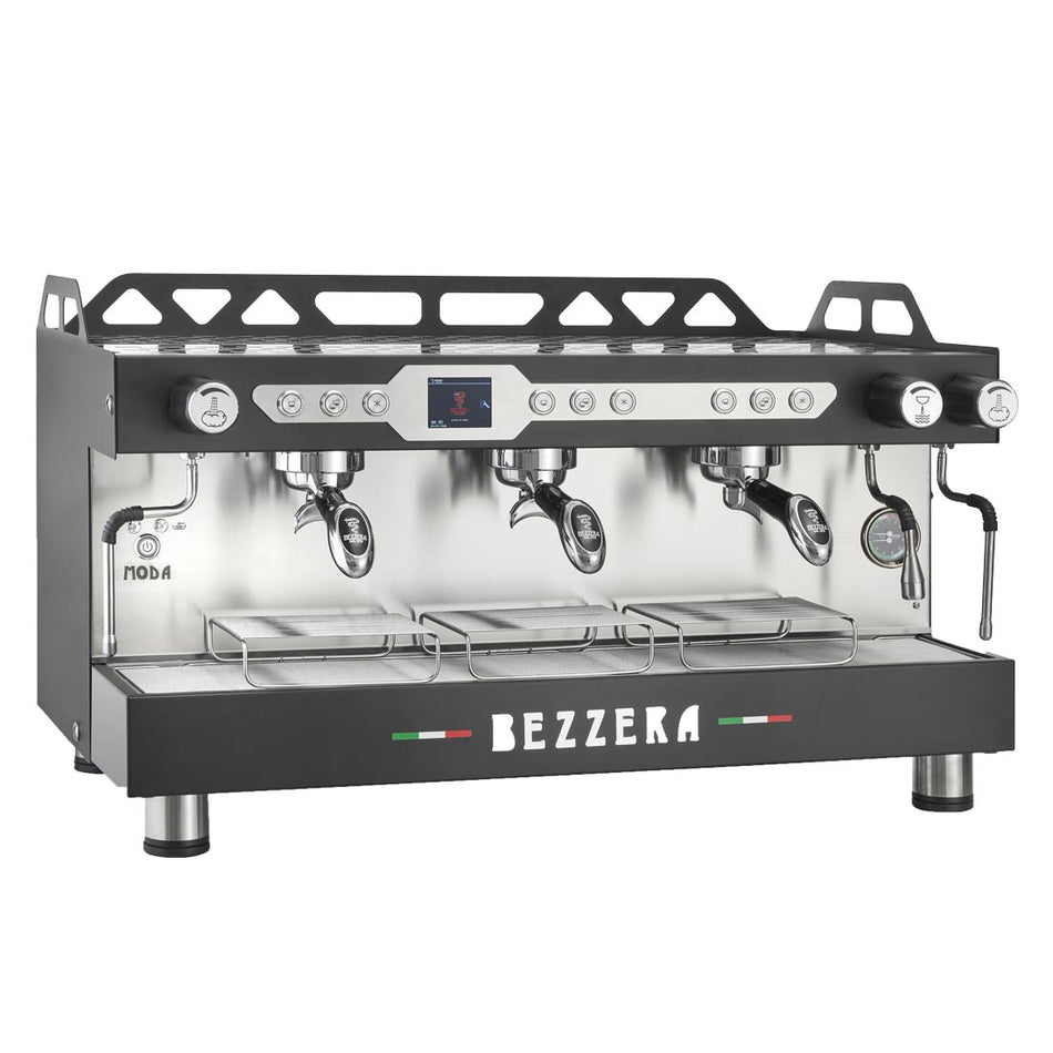 Bezzera 3 Group Moda De Pid Espresso Machine BZMODAPID3B - Commercial Kitchen Appliances