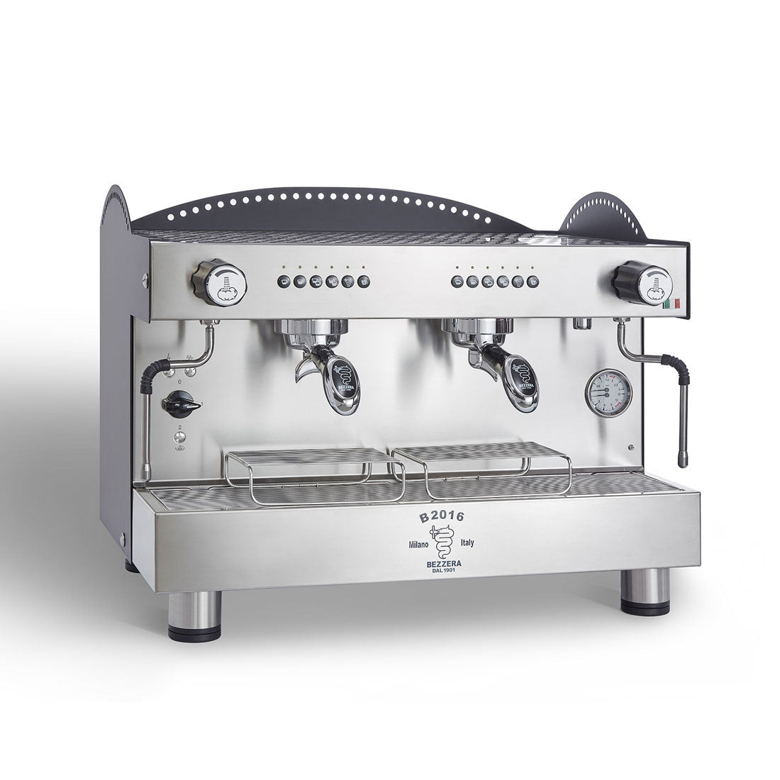 Bezzera 3L Black 2-Group Professional Espresso Machine BZB2016B2DE - BZB2016B2DE