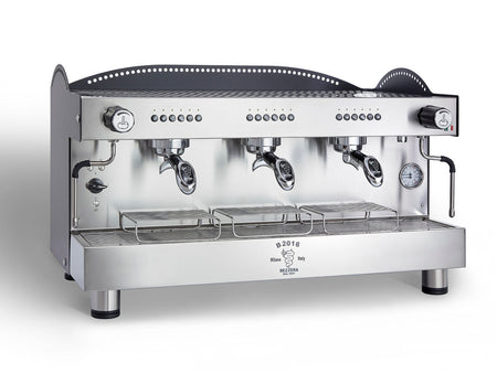 Bezzera 3L Black 3-Group Professional Espresso Machine BZB2016B3DE - BZB2016B3DE