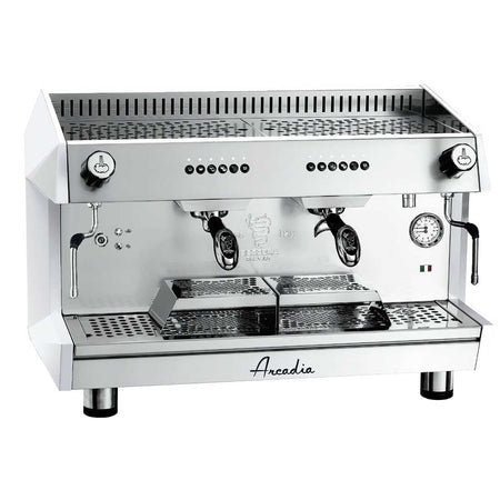 Bezzera Arcadia Professional Espresso Coffee Machine Ss Polish White 2 Group ARCADIA - G2 - Commercial Kitchen Appliances