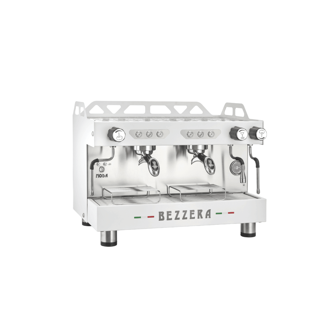 Bezzera Bezzera Moda De 2 Group Espresso Machine White MODADE2W - Commercial Kitchen Appliances