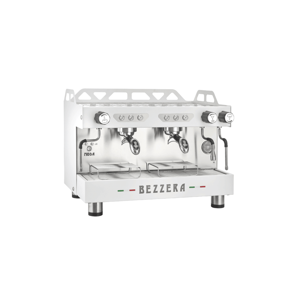 Bezzera Bezzera Moda De 2 Group Espresso Machine White MODADE2W - Commercial Kitchen Appliances