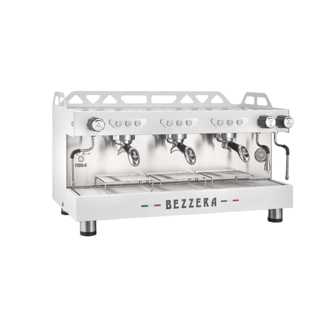 Bezzera Bezzera Moda De 3 Group Espresso Machine White MODADE3W - Commercial Kitchen Appliances