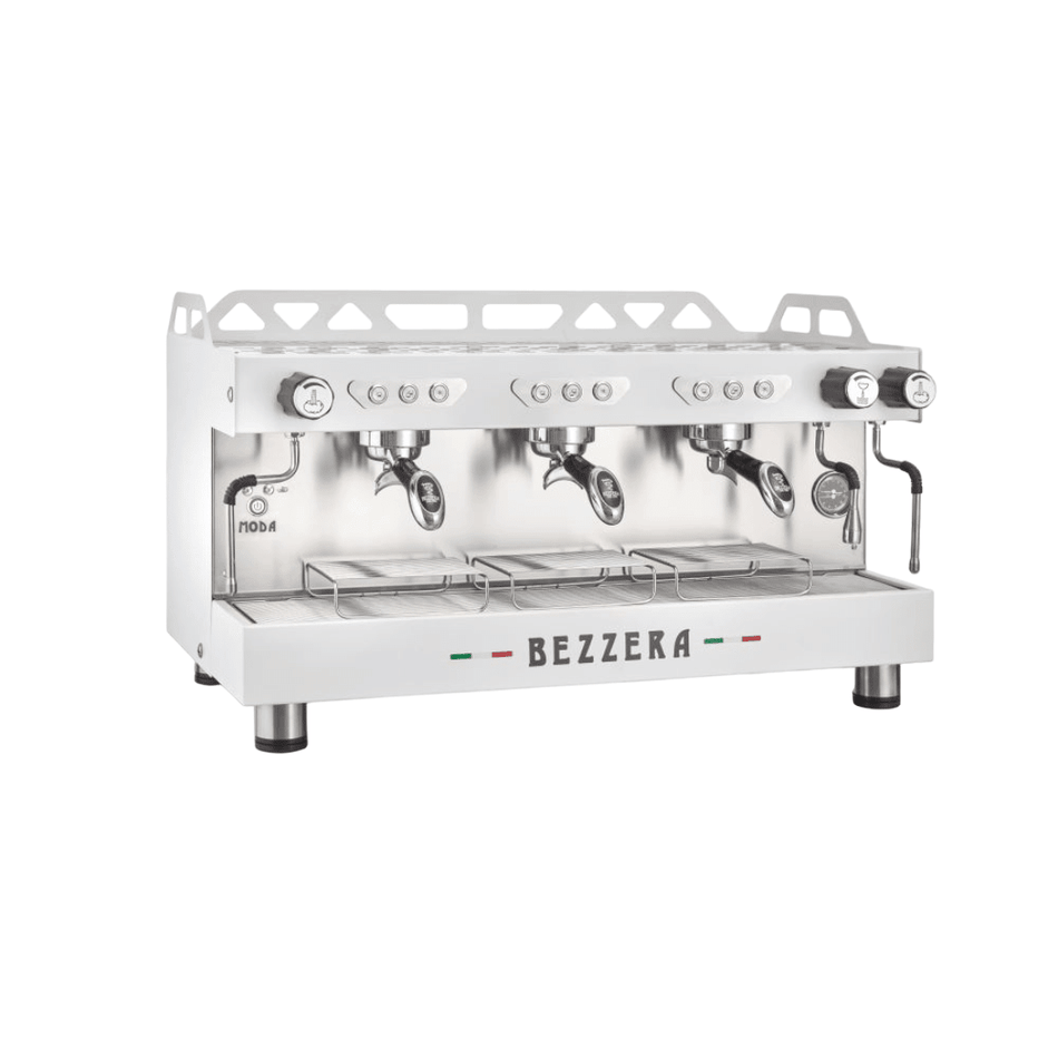 Bezzera Bezzera Moda De 3 Group Espresso Machine White MODADE3W - Commercial Kitchen Appliances