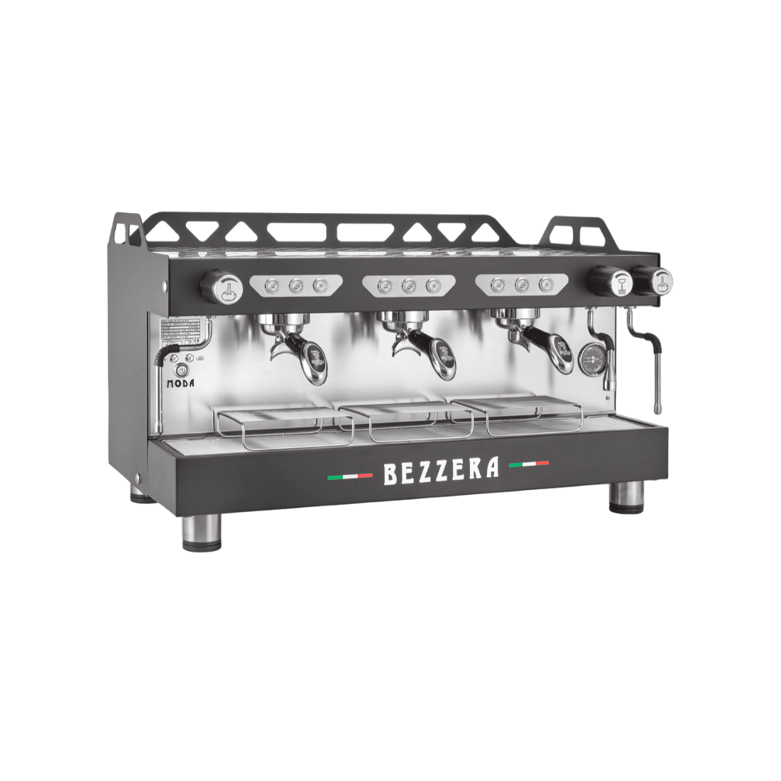 Bezzera Moda De 3 Group Espresso Machine Black MODADE3B - Commercial Kitchen Appliances