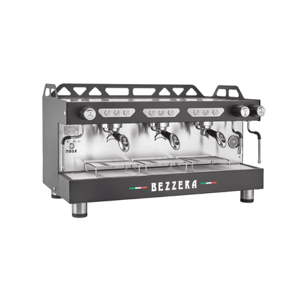 Bezzera Moda De 3 Group Espresso Machine Black MODADE3B - Commercial Kitchen Appliances