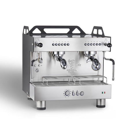 Bezzera Otto Black Compact 2 Group Espresso Machine BZOTTOCDE2IB1 - Commercial Kitchen Appliances