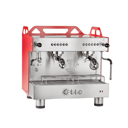 Bezzera Otto Red Compact 2 Group Espresso Machine BZOTTOCDE2IR1 - Commercial Kitchen Appliances
