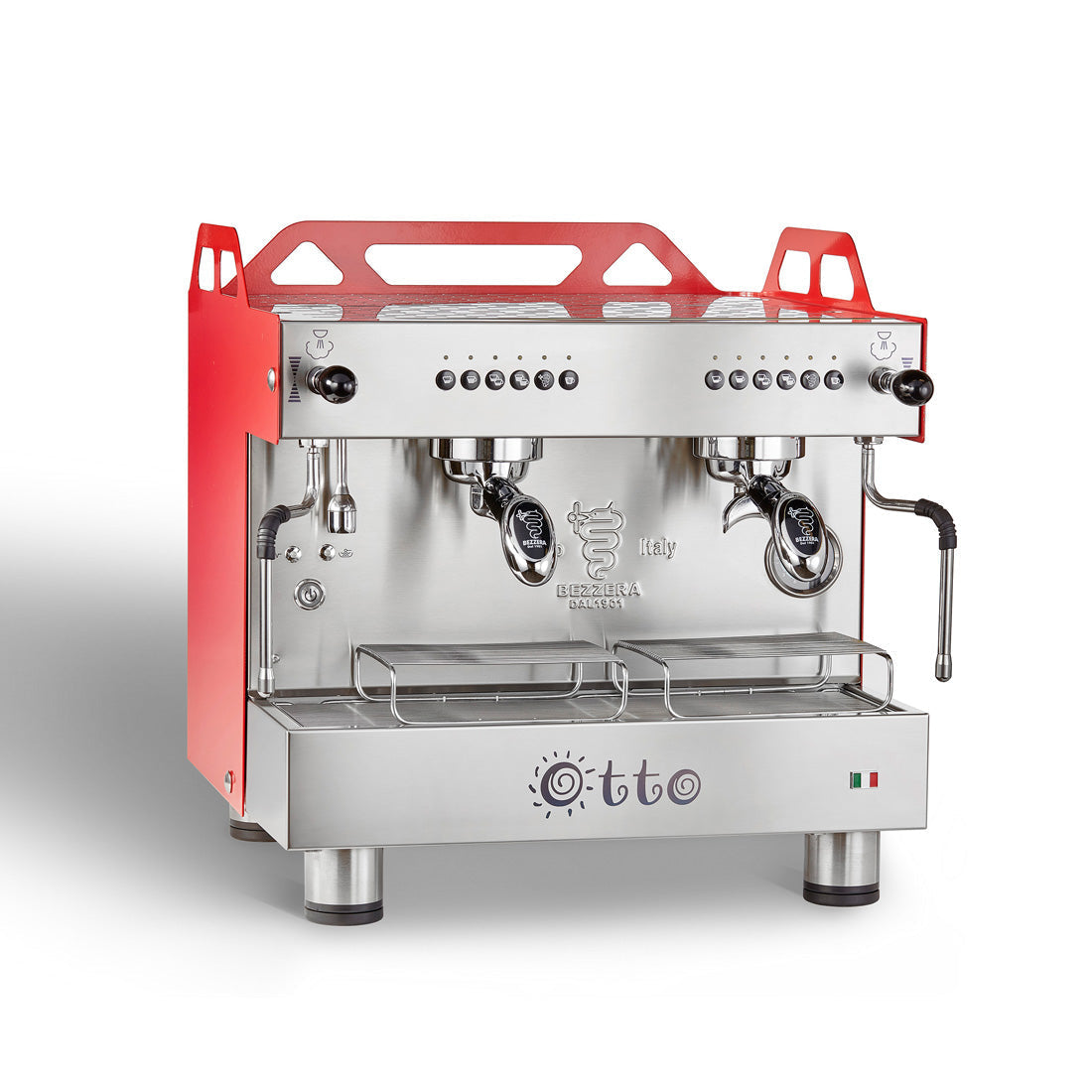 Bezzera Otto Red Compact 2 Group Espresso Machine BZOTTOCDE2IR1 - BZOTTOCDE2IR1