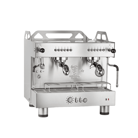 Bezzera Otto Silver Compact 2 Group Espresso Machine BZOTTOCDE2IS1 - Commercial Kitchen Appliances