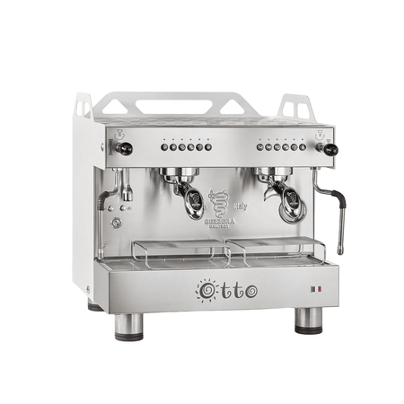 Bezzera OTTO White Compact 2 Group Espresso Machine BZOTTOCDE2IW1 - Commercial Kitchen Appliances