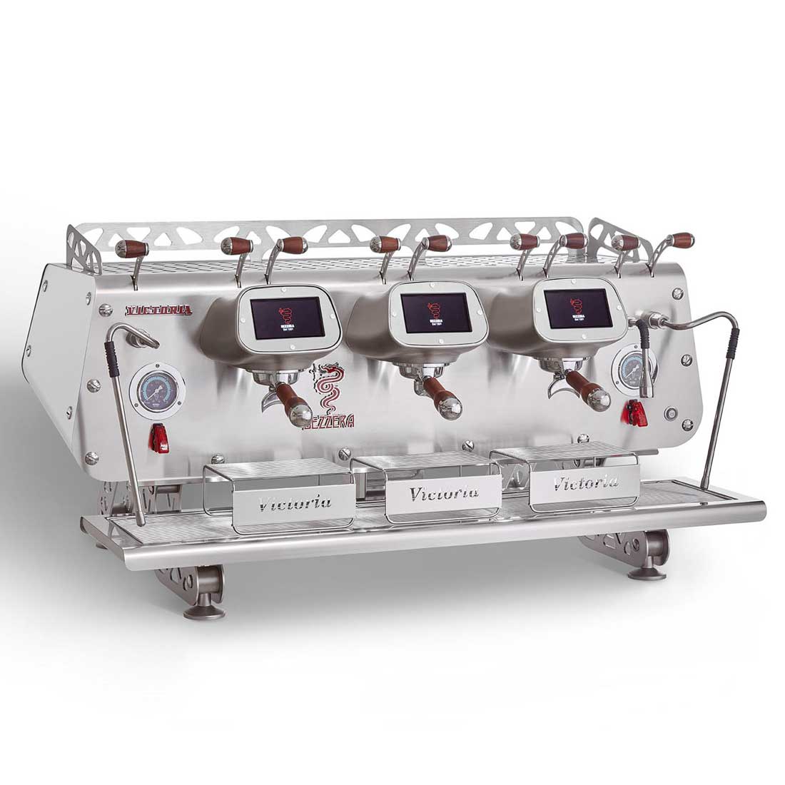 Bezzera VICTORIA White 3 - Group Professional Espresso Machine - BZVICTORIA3W - Commercial Kitchen Appliances