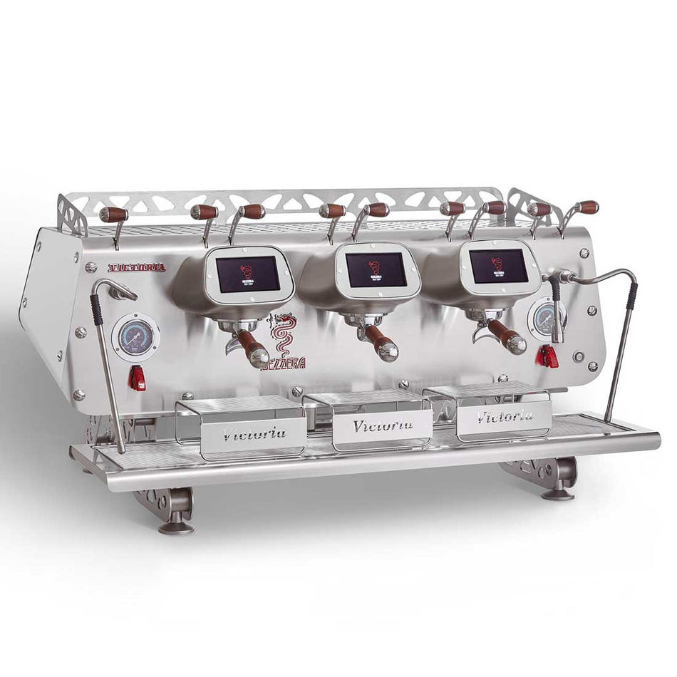 Bezzera VICTORIA White 3 - Group Professional Espresso Machine - BZVICTORIA3W - Commercial Kitchen Appliances