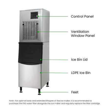 Blizzard Granular Ice Maker 250Kg SN - 258F - Commercial Kitchen Appliances
