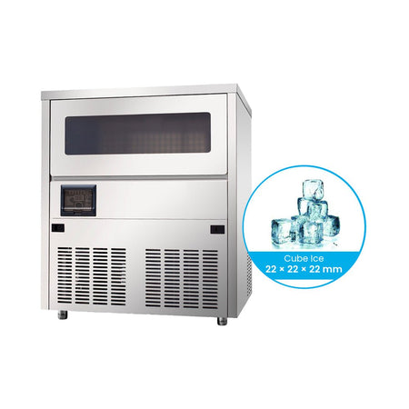Blizzard SN-81B Under Bench Cube Ice Maker 80kg Air Cooled - Commercial Kitchen Appliances