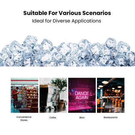 Blizzard Under Bench Cube Ice Maker Air Cooled 55kg/24Hr SN - 120P - Commercial Kitchen Appliances