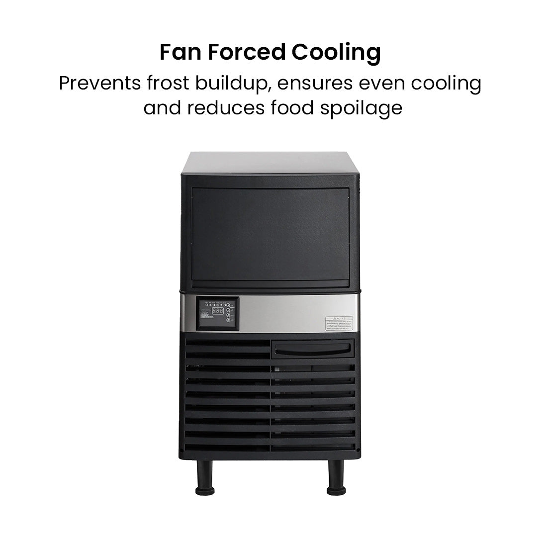 Blizzard Under Bench Cube Ice Maker Air Cooled 55kg/24Hr SN - 120P - Commercial Kitchen Appliances