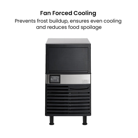 Blizzard Under Bench Cube Ice Maker Air Cooled 55kg/24Hr SN - 120P - Commercial Kitchen Appliances