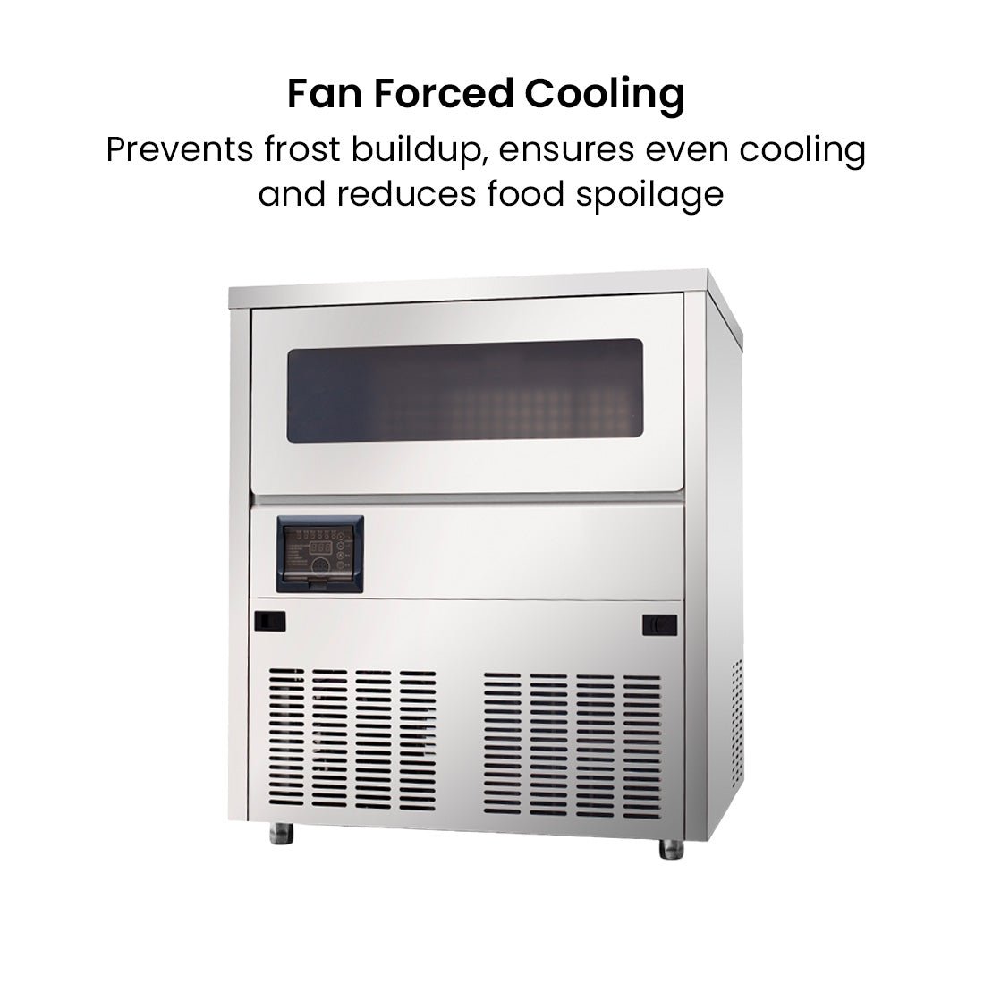 Blizzard Under Bench Cube Ice Maker Air Cooled SN - 81B - Commercial Kitchen Appliances