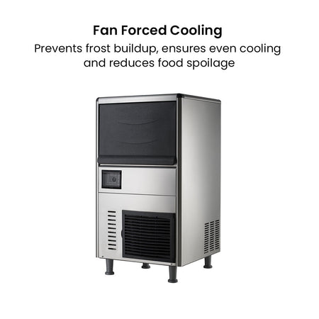 Blizzard Underbench Granular Ice Maker 60Kg SN - 068F - Commercial Kitchen Appliances