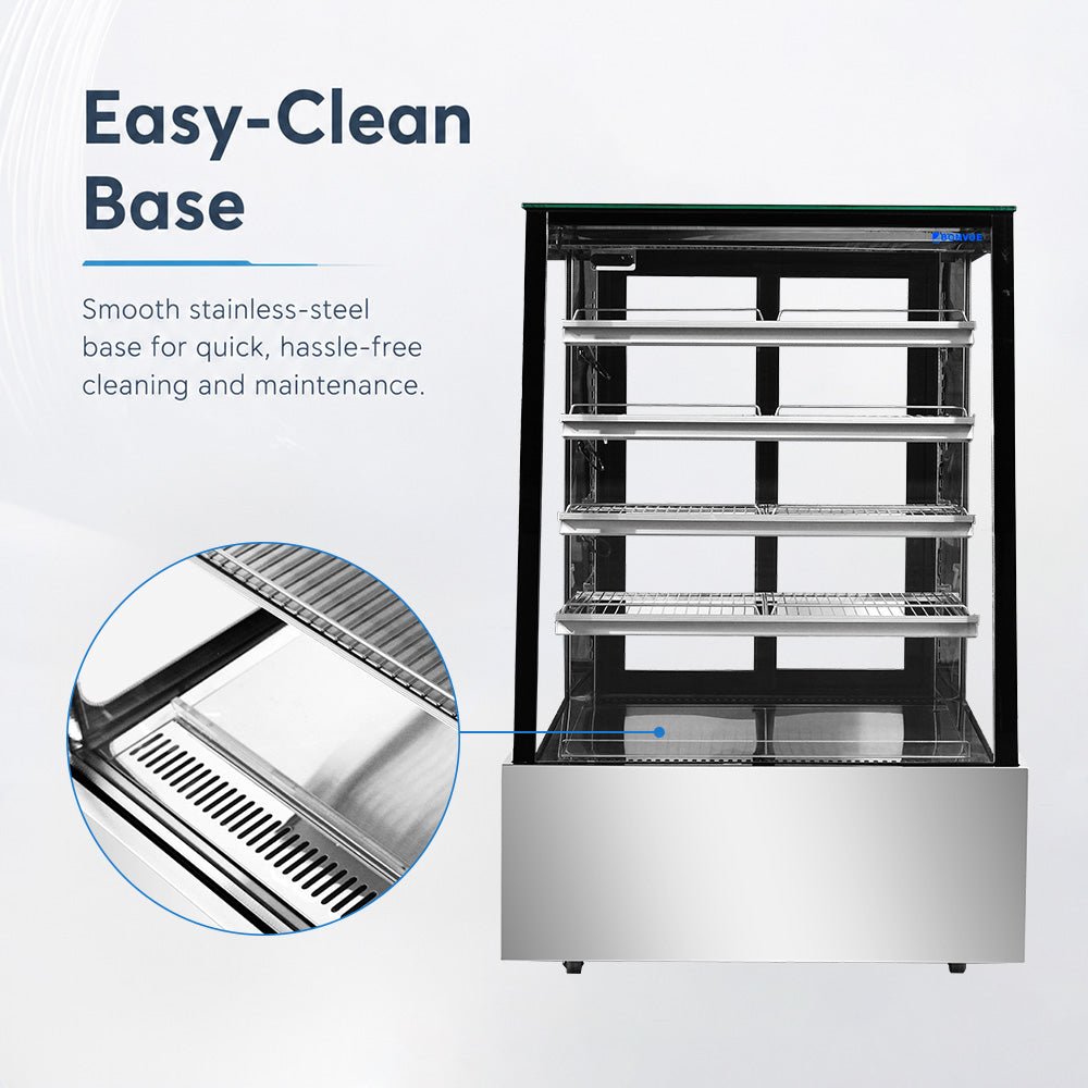 Bonvue 420L Deluxe Chilled Cake Display Cabinet Fridge SLP830C - Commercial Kitchen Appliances