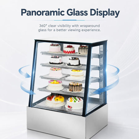 Bonvue 420L Deluxe Chilled Cake Display Cabinet Fridge SLP830C - Commercial Kitchen Appliances