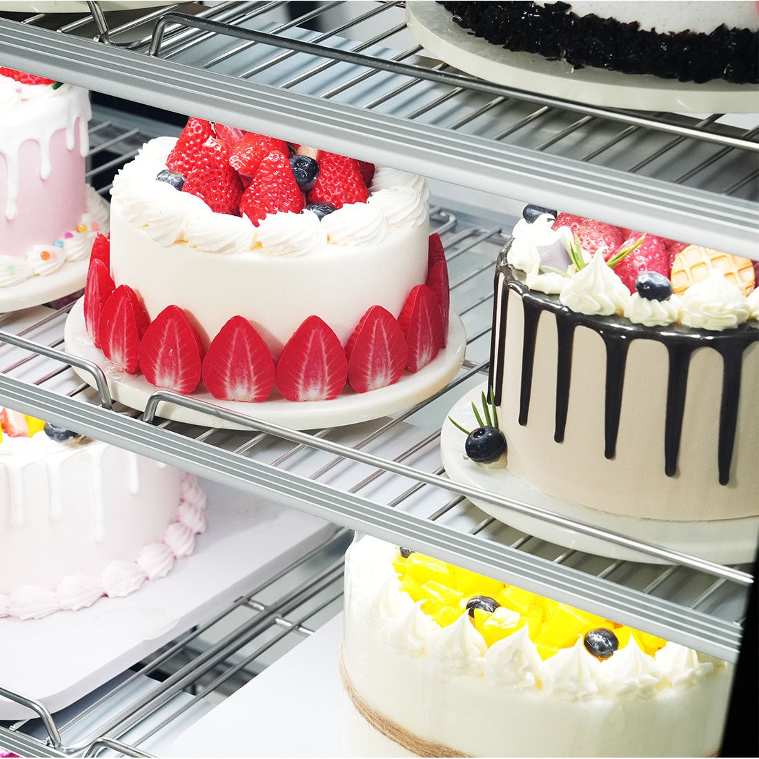 Bonvue 420L Deluxe Chilled Cake Display Cabinet Fridge SLP830C - Commercial Kitchen Appliances