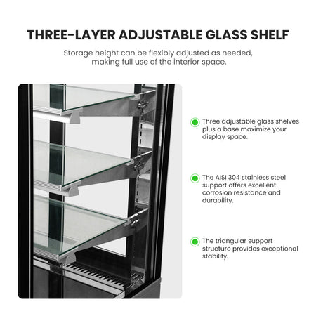 Bonvue 600mm Heated Display Cabinet - H - SF820V - Commercial Kitchen Appliances