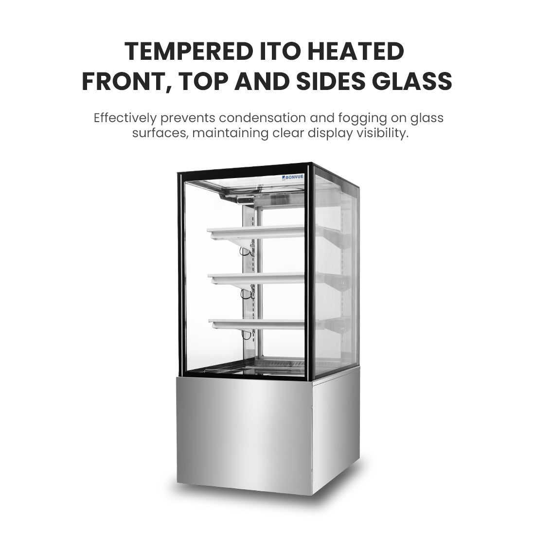 Bonvue 600mm Heated Display Cabinet - H - SF820V - Commercial Kitchen Appliances