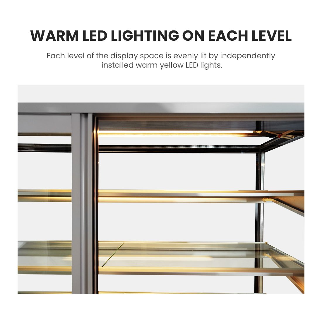 Bonvue 600mm Heated Display Cabinet - H - SF820V - Commercial Kitchen Appliances