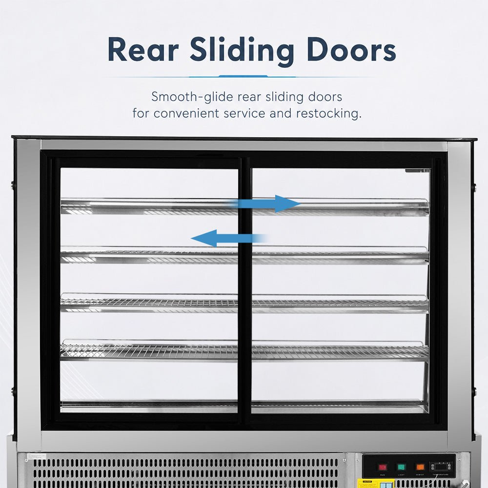 Bonvue 720L Deluxe Chilled Cake Display Cabinet Fridge SLP850C - Commercial Kitchen Appliances